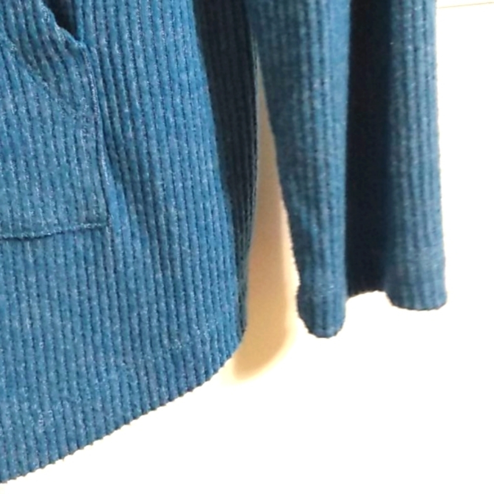 NEW DIRECTIONS COWL NECK SWEATER - Blue, Ribbed, Long Sleeves - SIZE Small NWT - Picture 5 of 11